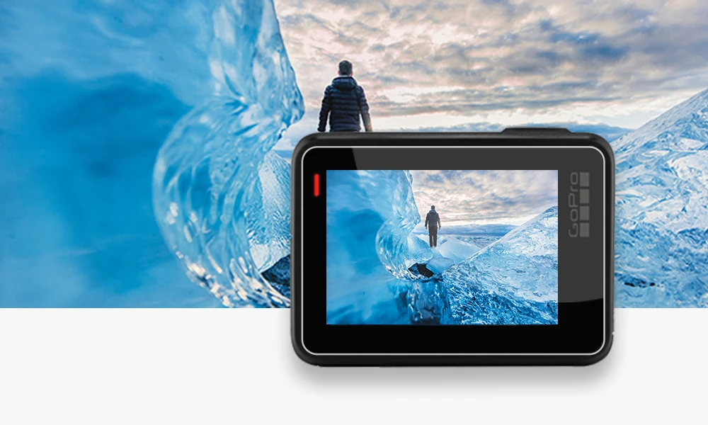 Vamson для GoPro Hero 8 черный 7 6 5 Защита экрана для Go pro Hero7 черный объектив камеры аксессуары защитная Пленка чехол VP710G