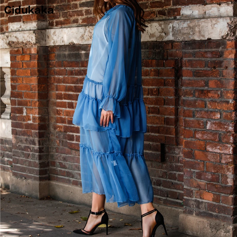 Cidukaka перспектива плиссированное платье элегантный 2019 летние каникулы Boho Chic