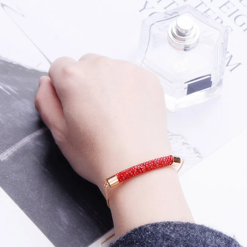 Boho браслеты с подвесками разноцветными кристалами и для женщин Femme Свадебные