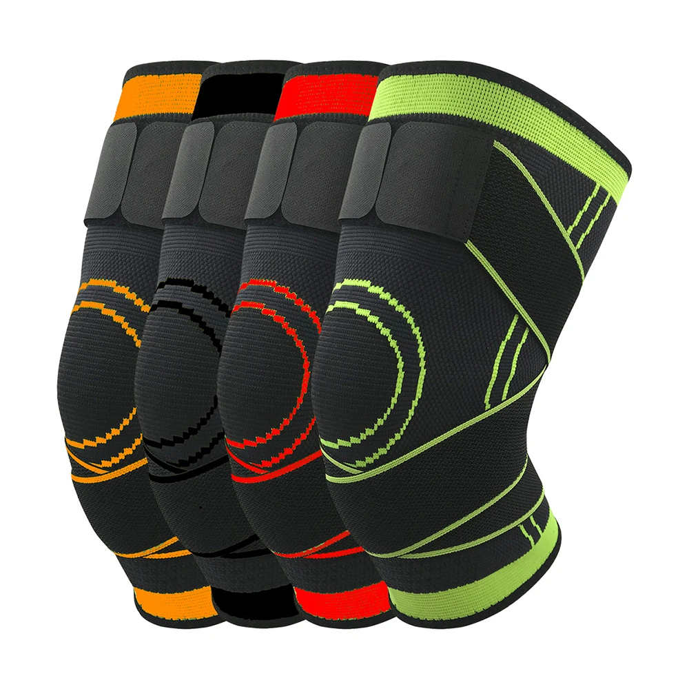 Дышащий тепло Kneepad Зима Спортивная безопасность наколенники Training эластичные