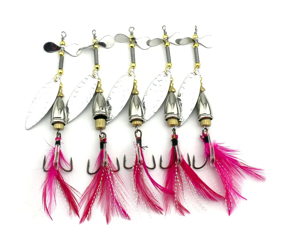 Искусственная металлическая приманка в виде ложки 1 шт. рыболовные приманки с