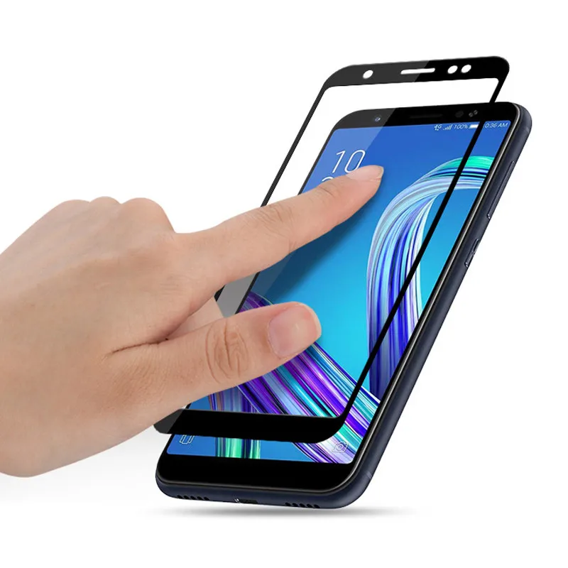 Закаленное стекло с полным покрытием для ASUS ZenFone Max Pro M1 ZB601KL ZB602KL Защитная пленка