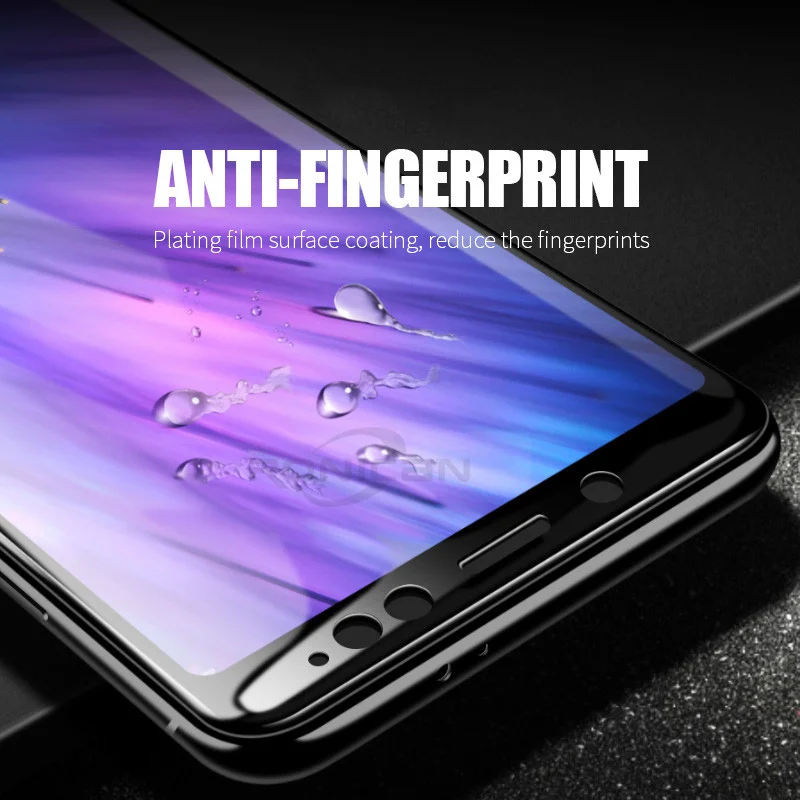 Защитная пленка для экрана xiaomi redmi Note 5 Pro с полным покрытием белая и Черная