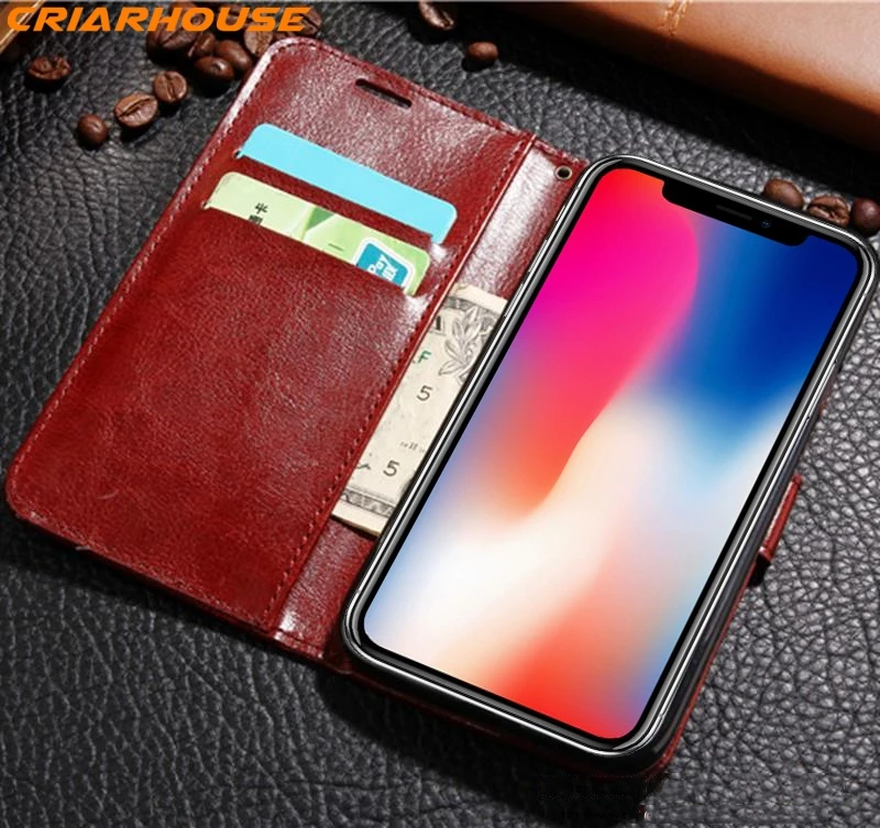 Чехол для телефона iphone 11 12 Pro max XS X 5 6 6s 7 8 plus откидной бумажник кожаный чехол-книжка