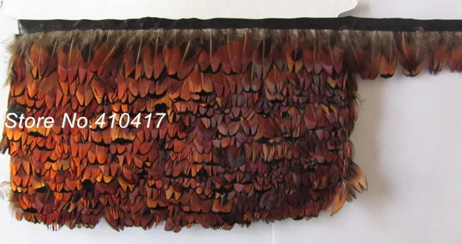10 ярдов/партия натуральные перья фазана|ribbon for|fring windowsfringe bangs |