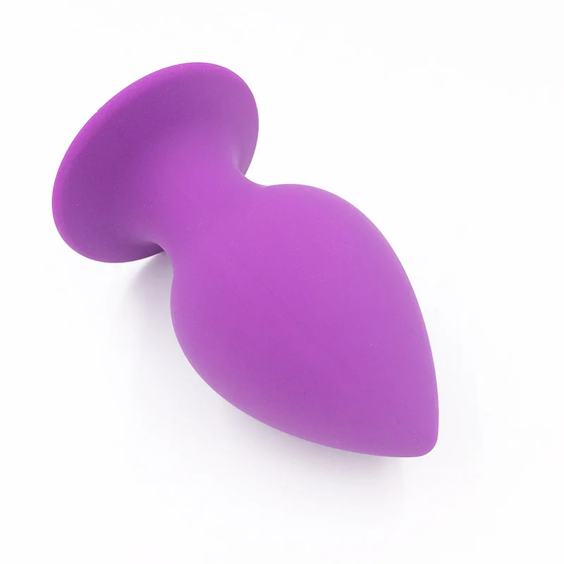 Огромная Анальная пробка полностью силиконовая крепкая присоска секс игрушки