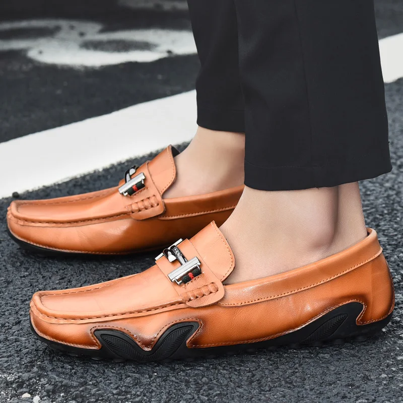 NORTHMARCH Genuine Leather Men Shoes Luxury Brand Mens Loafers Mocassim Masculino Couro Driving Schoenen Mannen | Обувь
