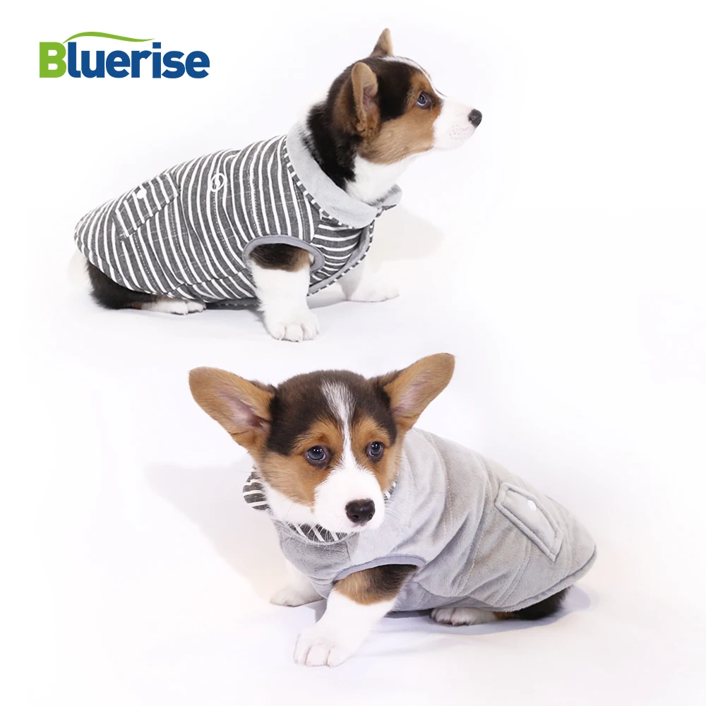 Двусторонний жилет BLUERISE для собак удобная одежда мягкая щенков зимняя домашних