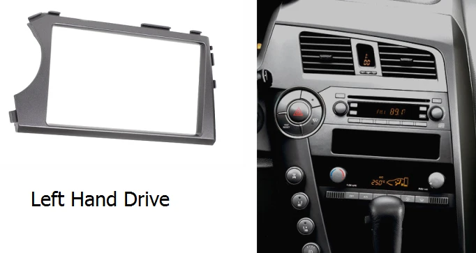 left drive 2 Din аудио панель для Ssang Yong Actyon 2006-2009 Kyron Радио gps DVD стерео CD панель приборная панель Установка отделка комплект рамки - Название цвета: left drive