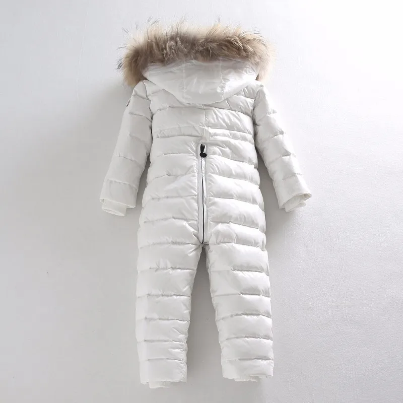 Зимняя куртка для мальчиков и девочек Epacket комбинезон с капюшоном блестящим