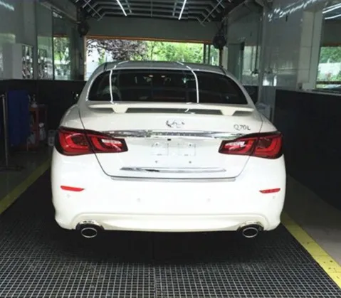Для Infiniti Q70 Q70L Спойлер ABS Материал заднее крыло автомобиля праймер цвет задний