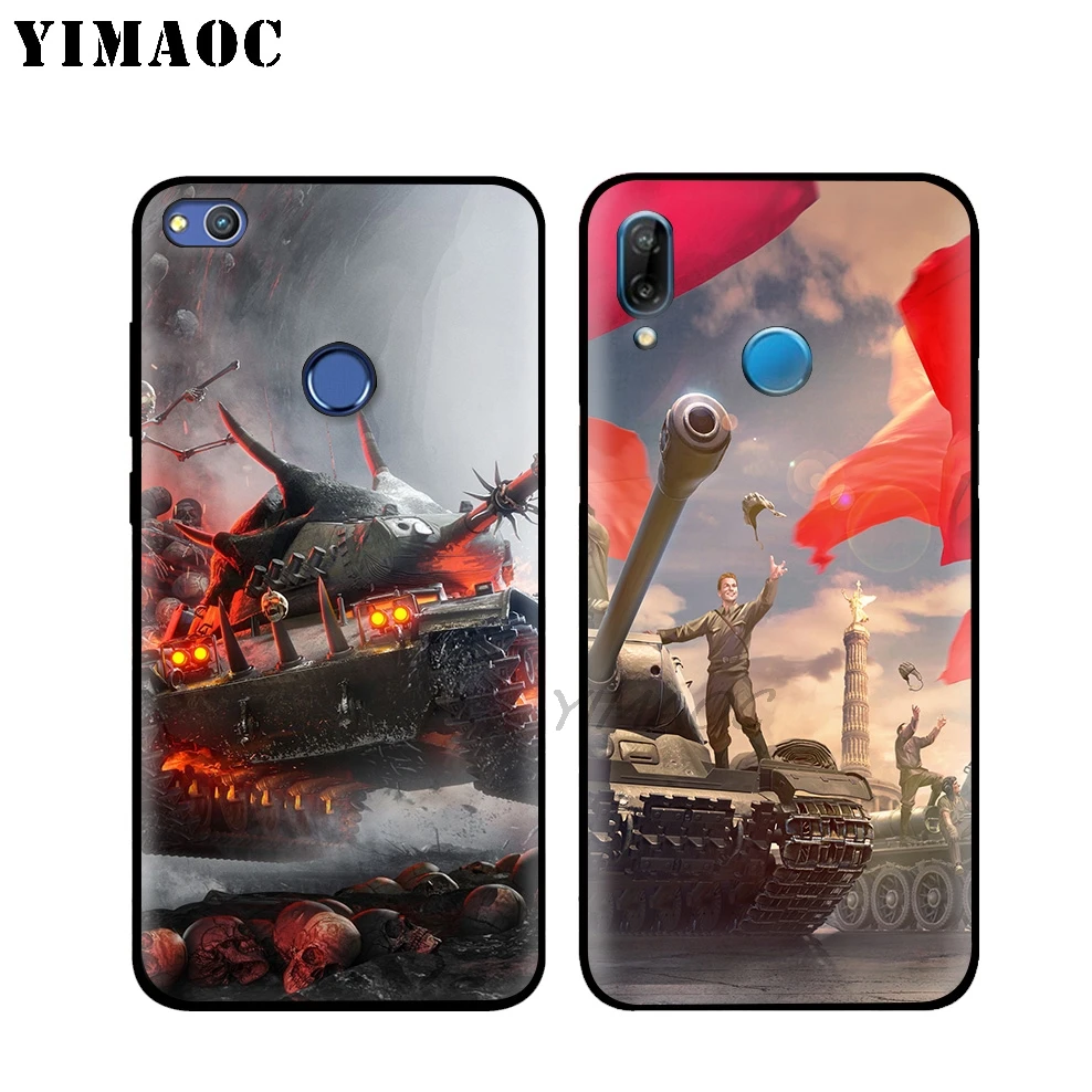 Мягкий чехол YIMAOC World Of Tanks для Huawei Honor Mate 20 9X Note 10 Pro 8X 8 6A 7A 7X 7C Y9 Y7 Y6 Prime 2018 2017 View |