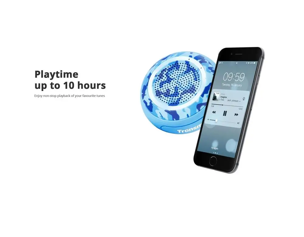 Tronsmart Element Splash IP67 водонепроницаемый портативный Bluetooth динамик с TWS для планшетов ПК iOS Android смартфонов