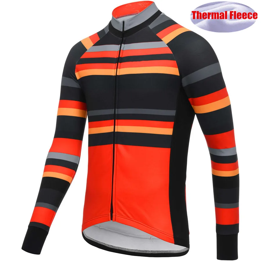 

2019Winter Thermal Fleece Long Sleeve Cycling Jersey Outdoor Mountain Cycling Clothing Bike Jacket Jersey Maillot Ropa Ciclismo