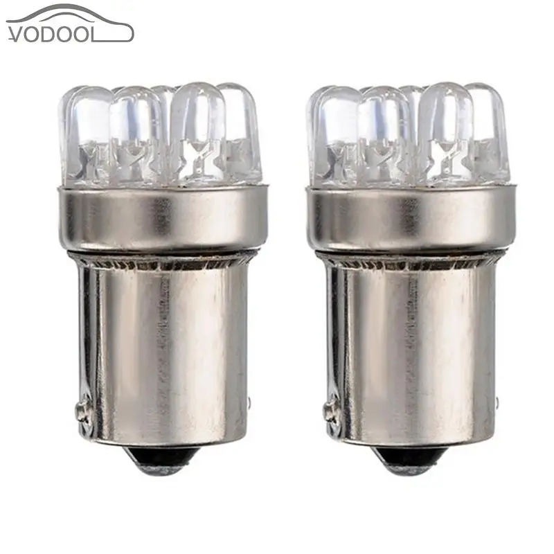 2 шт 12V BA15S 1156 9 светодиодный белого и желтого цвета автомобиля задние тормоза