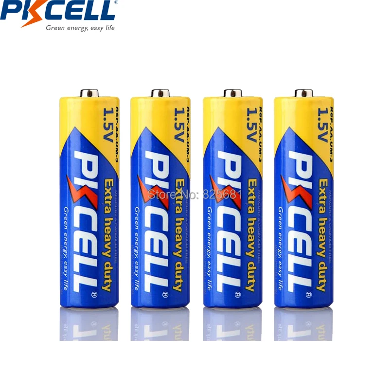 50 шт. R6P PKCELL AA батарея aa 2a 105 мин 1,5 в r6p UM3 MN1500 E91 сверхмощные батареи для часов игрушечные рации