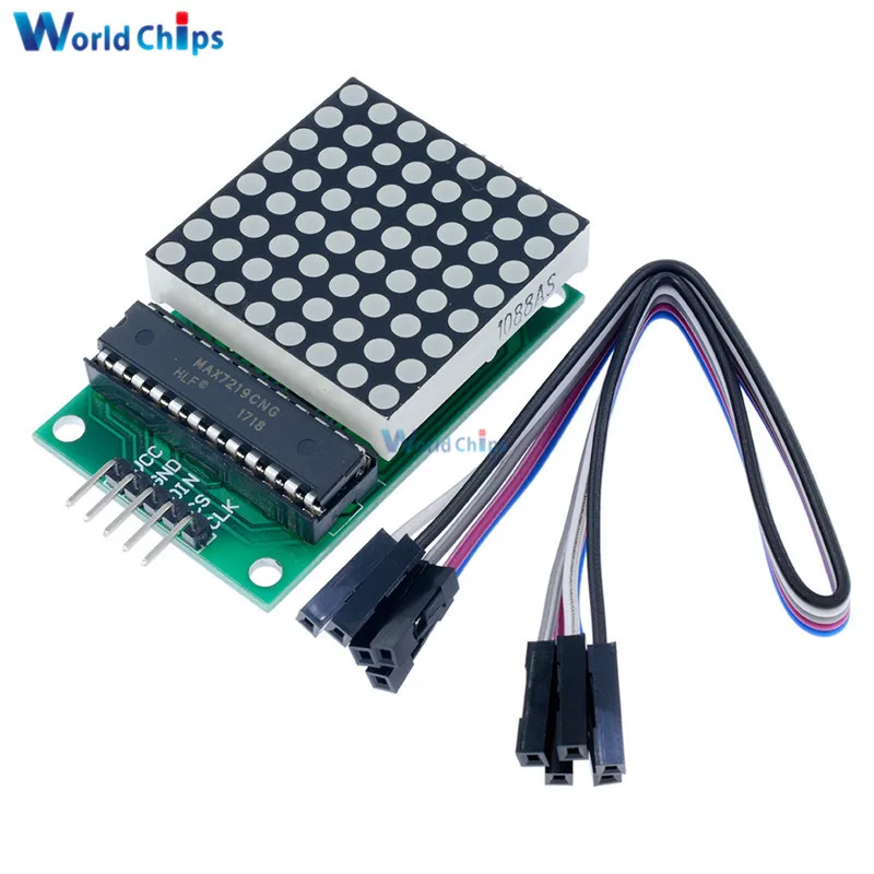 Модуль светодиодной матрицы max7222 модуль управления матрицей MCU для Arduino 5V DIY KIT|module