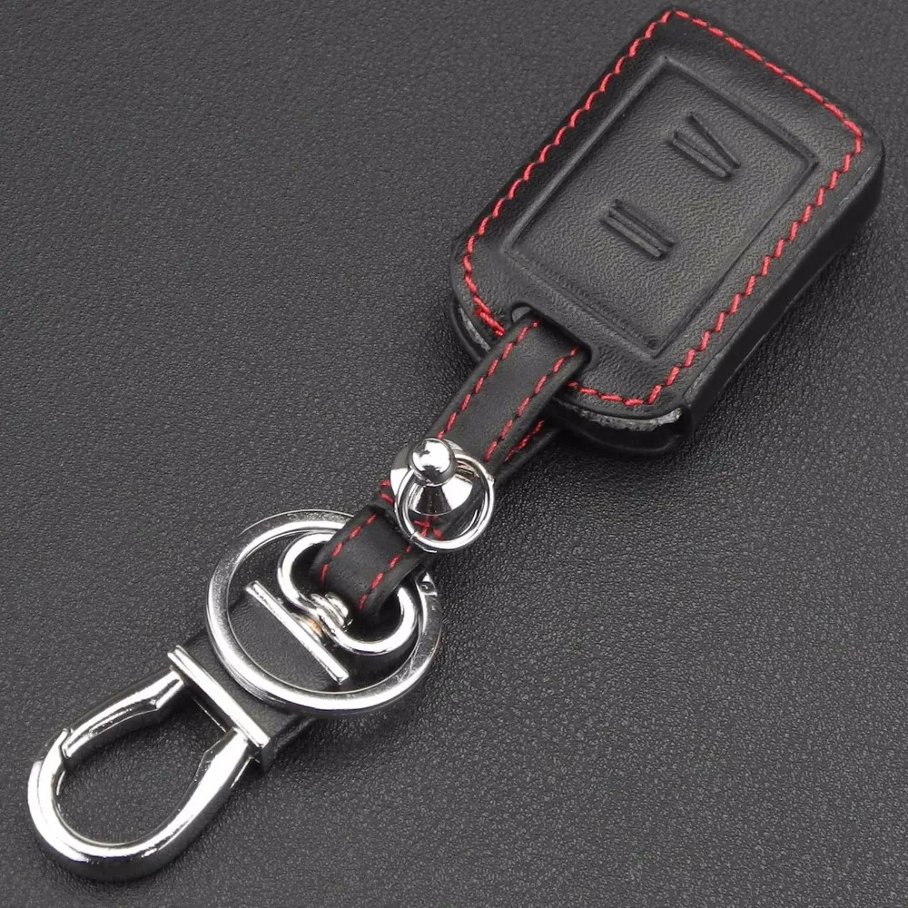 Replacement Leather Car Key Case Fob Cover For Vauxhall Opel Corsa Agila Meriva Combo 2 Buttons Remote Shell Holder|Футляр для