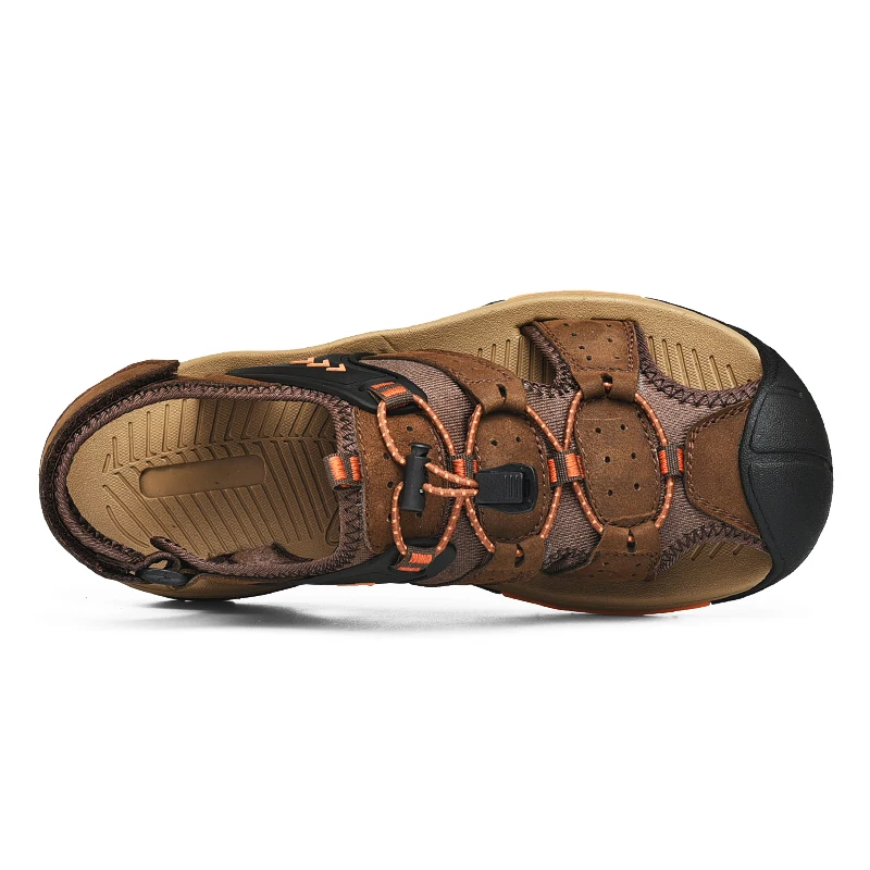 CAMEL JINGE сандалии для прогулки мужские летние пляжные кожаные спортивные водонепроницаемые сандалии Calzado Плайя Hombre Buty do Wody Meskie