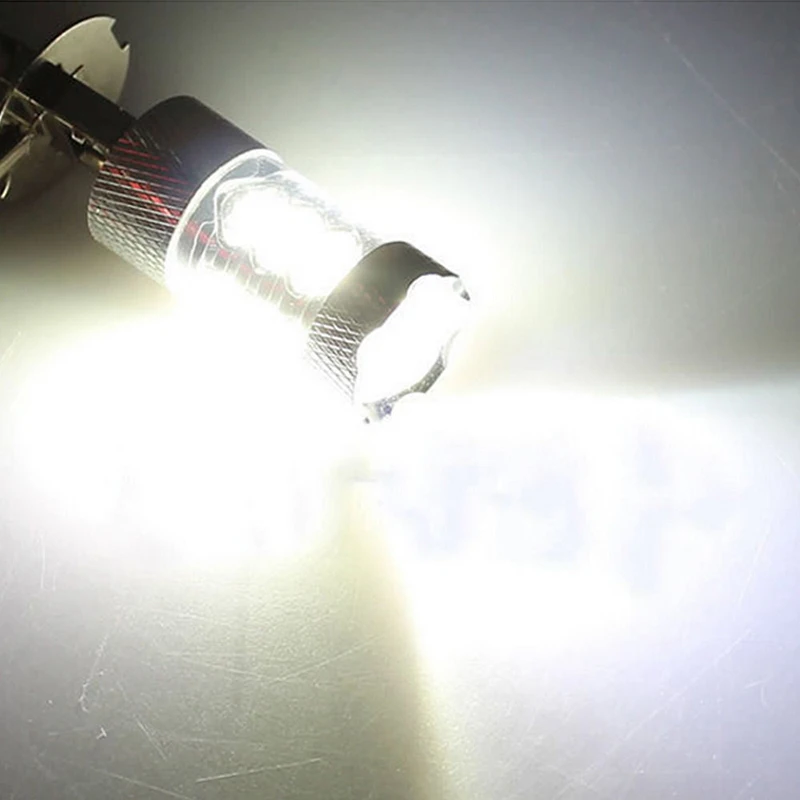 2 шт. HID Белый H3 высокая мощность 80 Вт 16 светодиодных ламп задний фонарь супер
