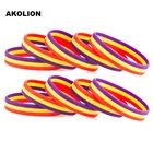 Браслеты из испанского силикона для мужчин и женщин, спортивный ремешок, ювелирные изделия, FB-0022