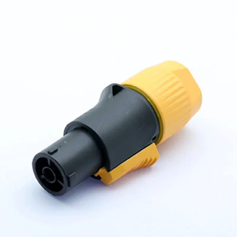 RTC2003M 3PIN/4PIN водонепроницаемый 20A Мощность CON адаптер для монтажа на панель настоящий замок кабельный разъем IP65 авиационный огнезащитный разъем - Цвет: RTC2003M