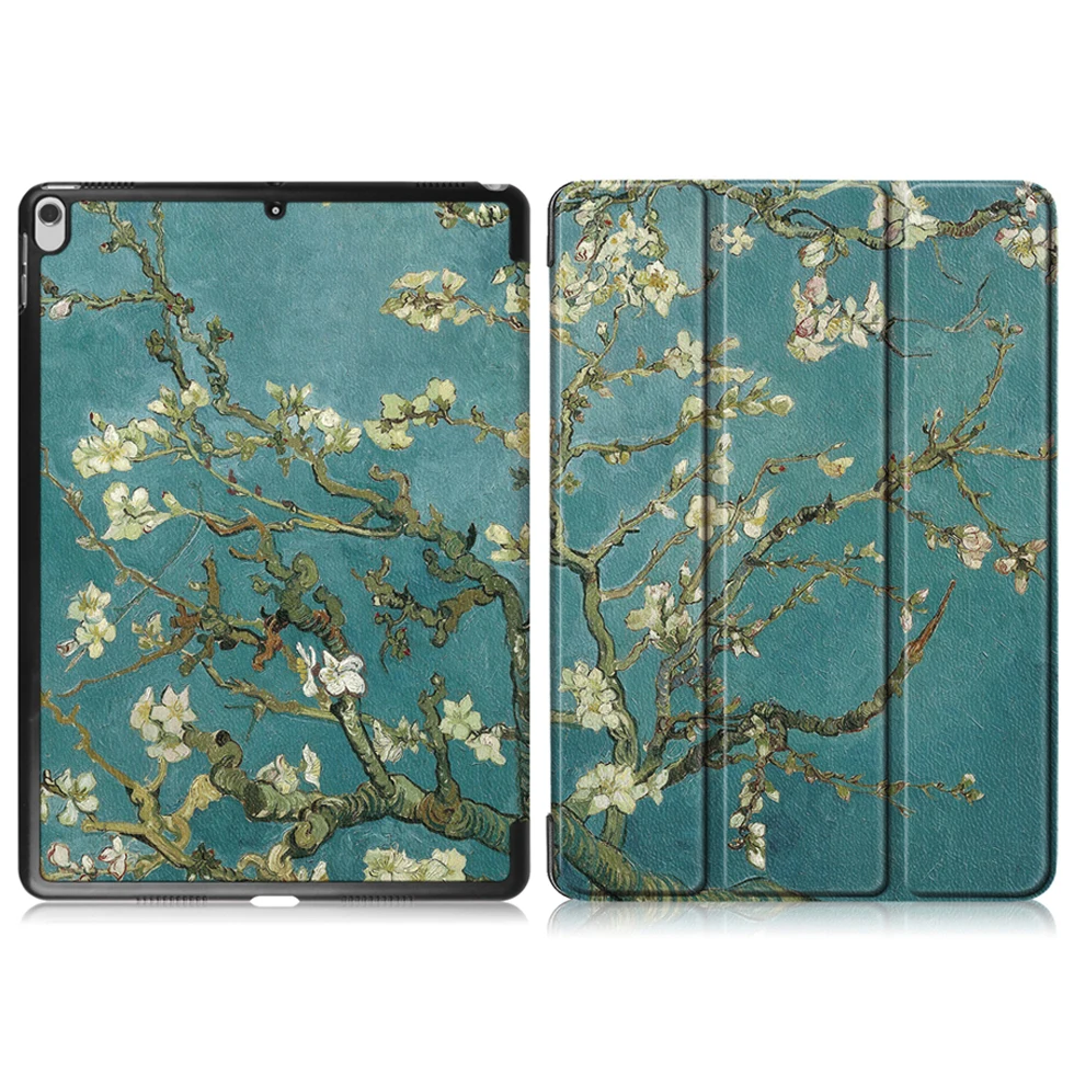 Тонкий чехол Funda для iPad Air 3 10,5 из искусственной кожи, Умный Магнитный защитный чехол-подставка для iPad Air 10,5 чехол
