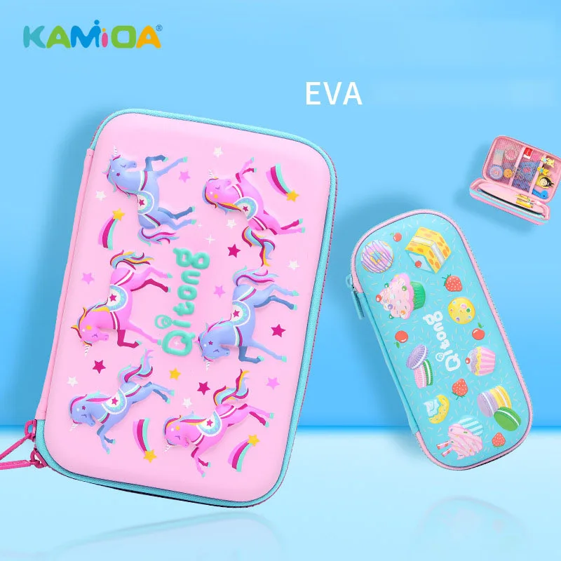 Школьный чехол карандаш Kawaii вместительный водонепроницаемый пенал для
