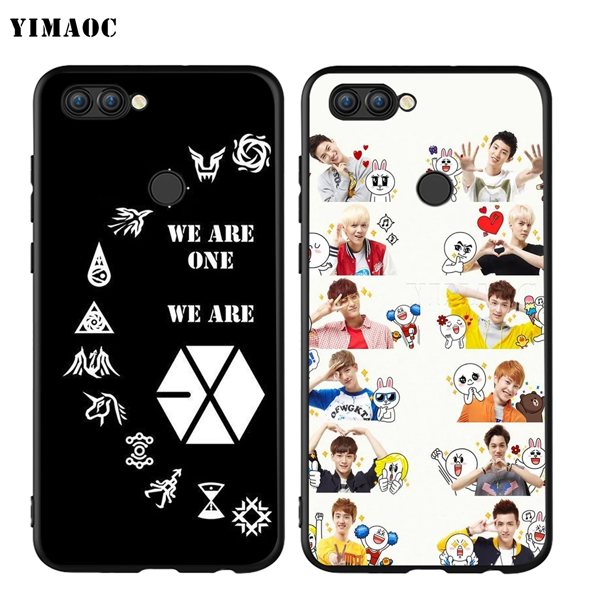 Силиконовый чехол YIMAOC Kpop EXO для Huawei Honor Mate P smart Y7 Y9 8C 30 20 10 8x Nova 3i 3 Lite Pro Prime 2018