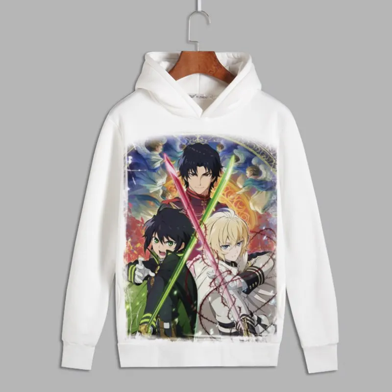 Толстовка с капюшоном Seraph of the end для косплея Yuichiro Hyakuya худи свитшоты Krul Tepes мужчин