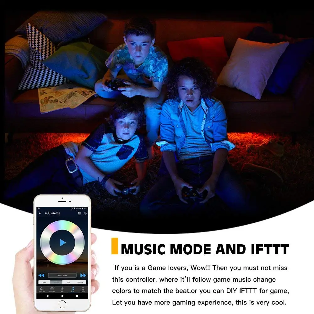 Умный WiFi RGB светильник для управления 5050 3528 Светодиодный Рождественская лента светильник 24 ключа дистанционного управления работа с Alexa и Google Home