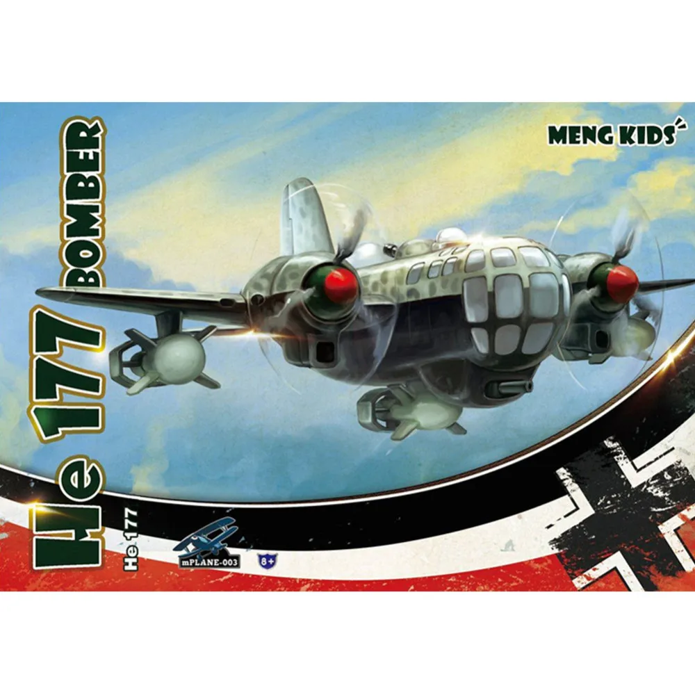 OHS Meng mплани003 Q Versin He177 модель авиатора в сборе строительные комплекты oh|model building