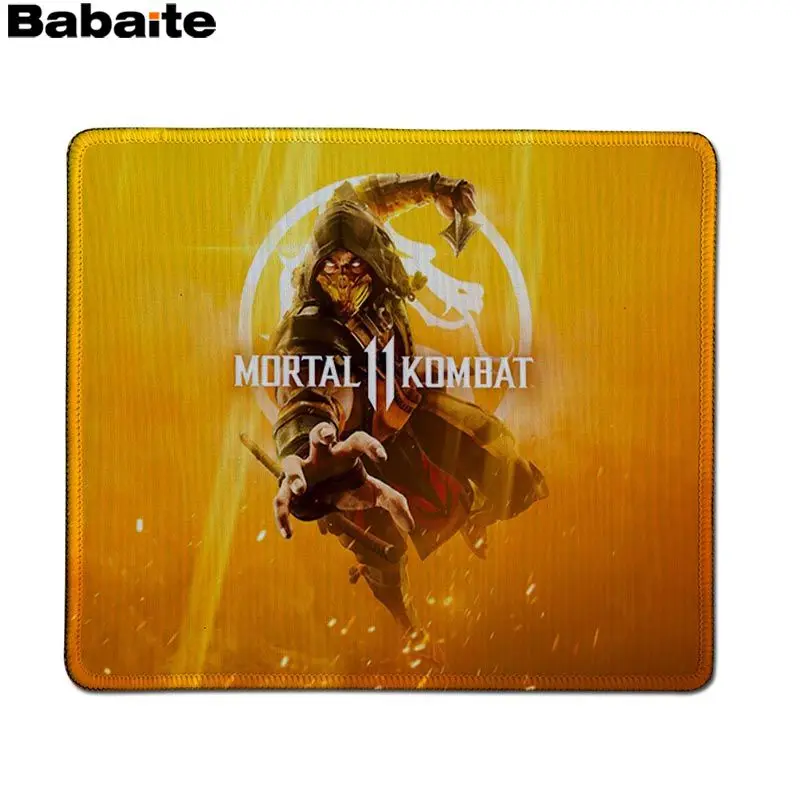Babaite дизайн Mortal Kombat 11 фиксирующий край коврик для мыши игровой резиновый ПК компьютерный игровой коврик для мыши