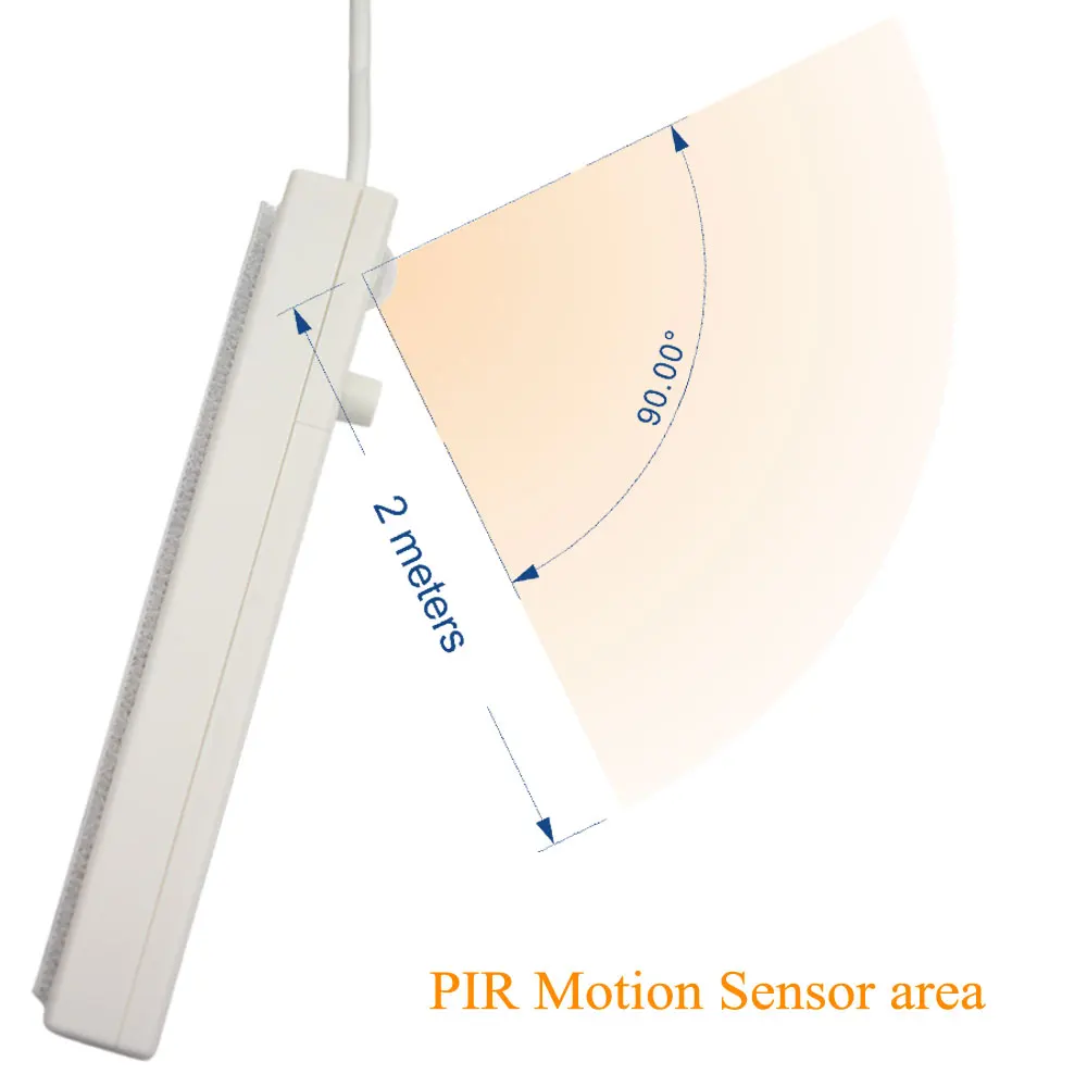 Светодиодная гибкая водонепроницаемая лента 12 В 4000 к с датчиком движения | Лампы