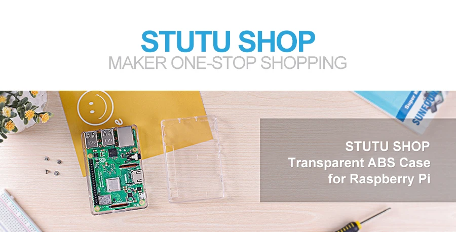 Raspberry Pi 3 Model B Чехол прозрачный для Raspberry Pi 3 Model B+, Pi 3 Модель B