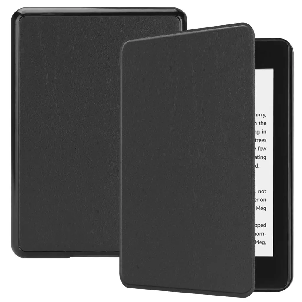 MTT Тонкий чехол из искусственной кожи для Amazon Kindle Paperwhite 4 funda Smart Cover для нового Kindle Paperwhite 4 10th Generation Shell - Цвет: Black