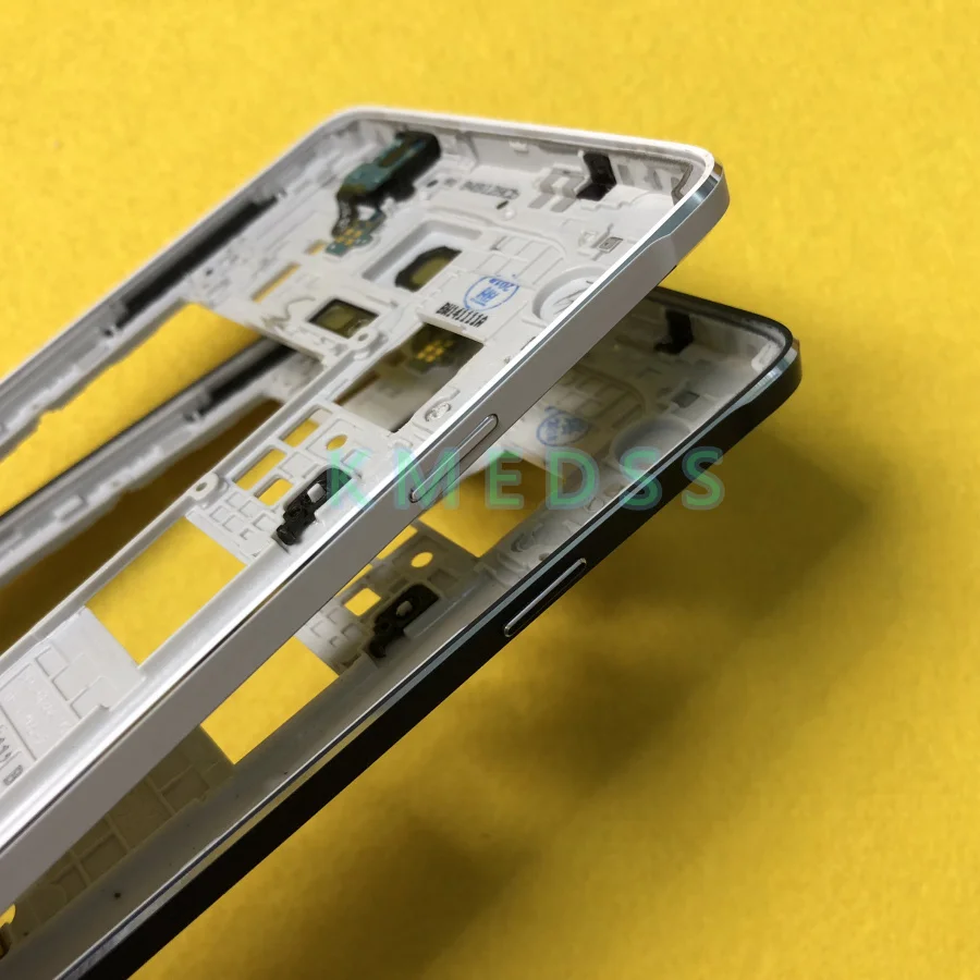 Чехол с полным корпусом для Samsung Galaxy Note 4 N910 N910F ЖК панель средняя рамка Крышка