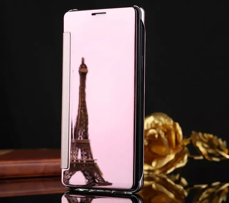 Clear View зеркало смарт-чехол для телефона samsung Galaxy J1 J3 J5 J7 Prime 2016 2017 A3 A5 A7 A8 плюс 2018 Флип