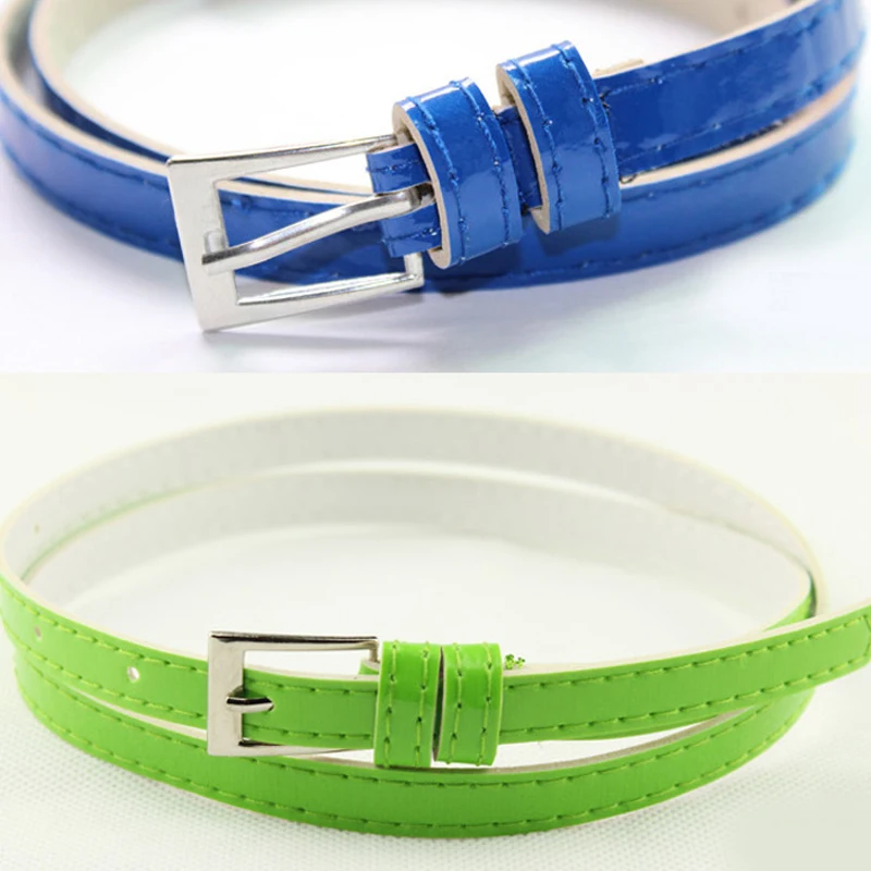 

2019korean New luxury fashion decorative belt ladies Ladies belt candy color small belt explosion bel women belt harajuku