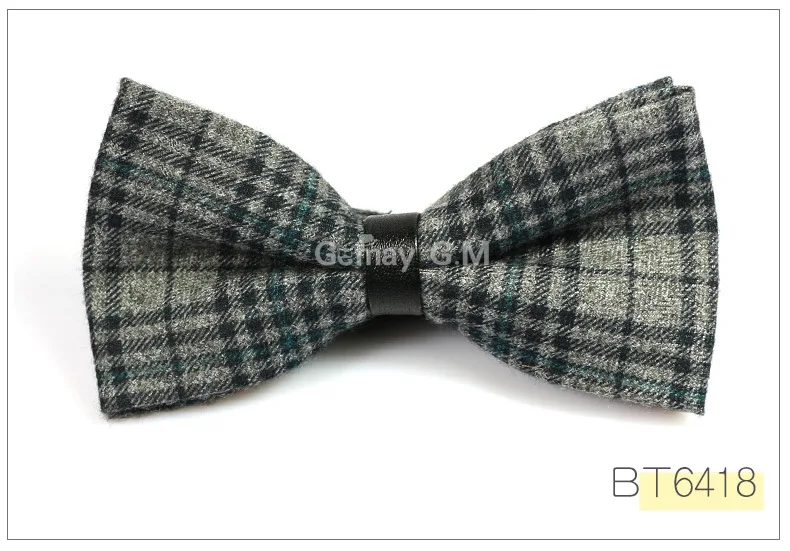 Хлопок и шерсть Bowties для Мужская мода Галстуки Регулируемая Для мужчин S Лук Галстуки классический предварительно связали галстук-бабочка тонкий Gravatas