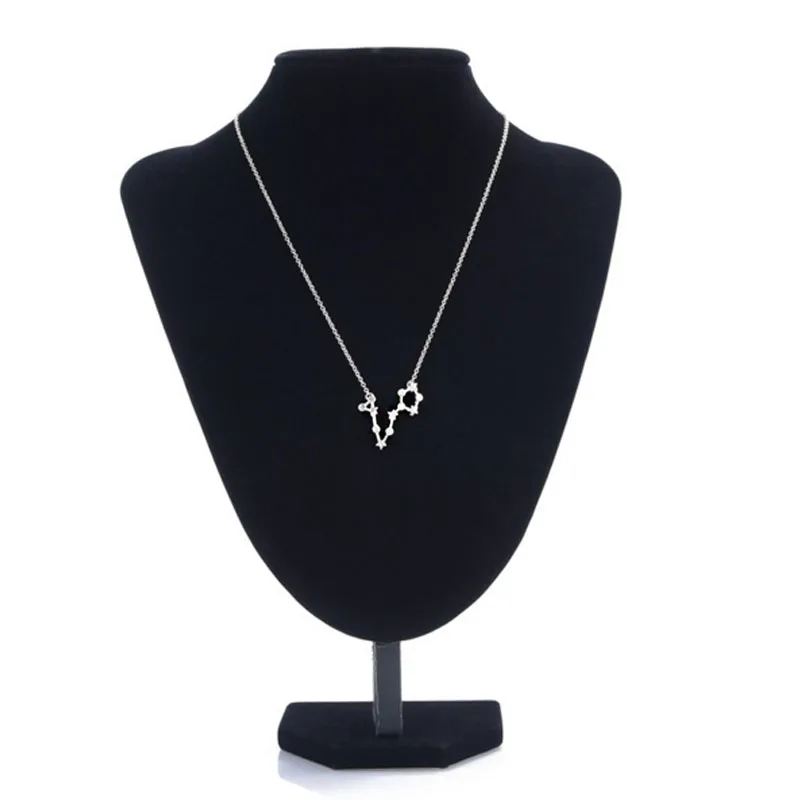 1 шт. 2016 Новый знак зодиака Рыбы Подвески на длинной цепи ожерелье позолоченное