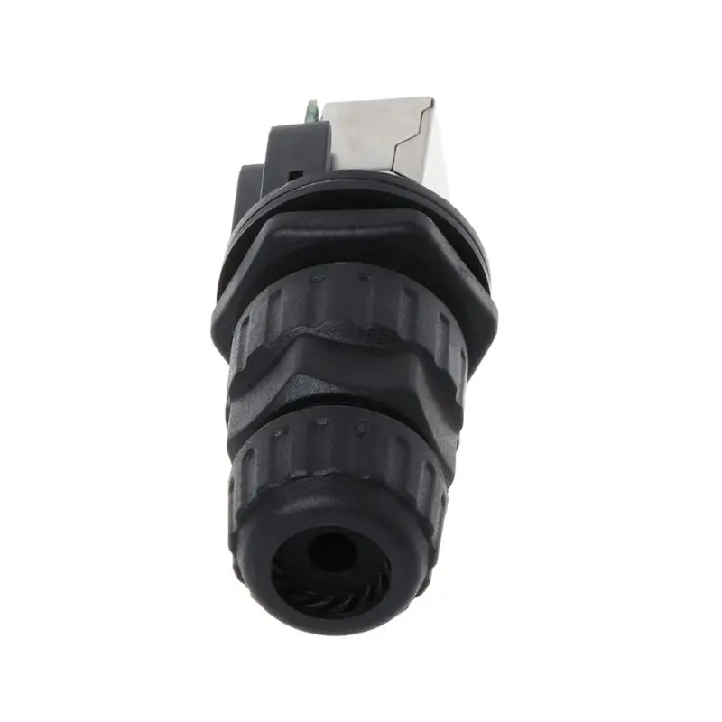 

M19-RJ45 Coupler Ethernet Lan Network Extender Waterproof Cable Plug Shield Connector IP67 Changer Outdoors Portable USB Round