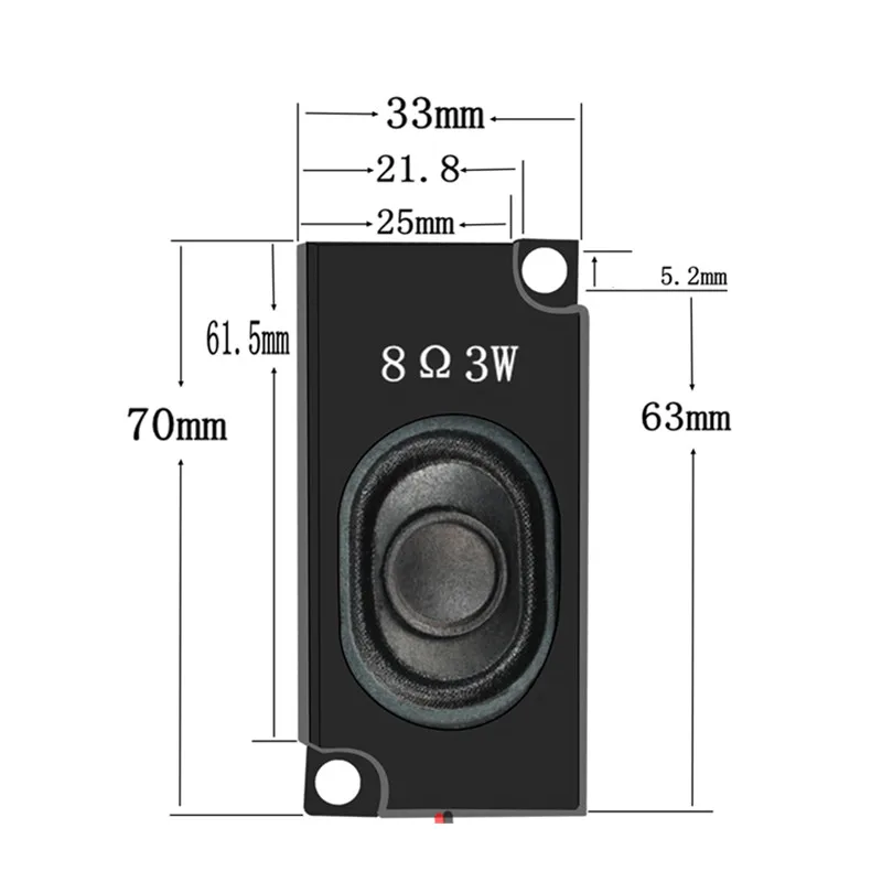

1PC 3370 speaker cavity 2840 speaker 4ohm 5w/8ohm 3w Waterproof full range speaker digital TV LCD advertising machine