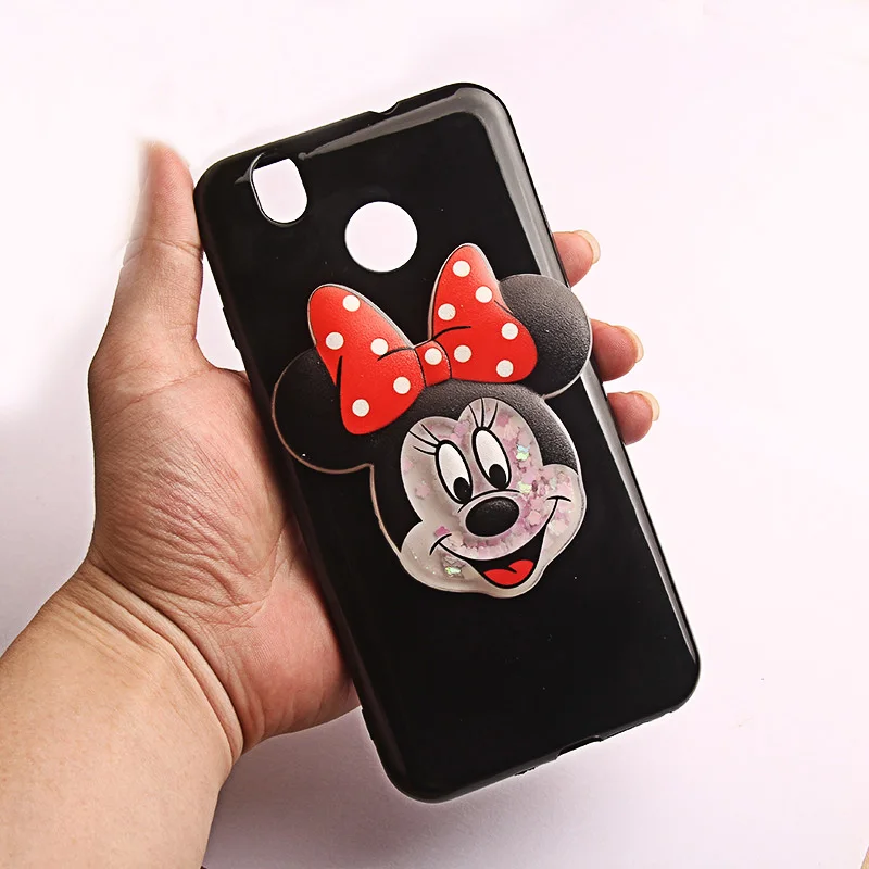 Minnie Yelun для zte лезвие V9 V18 N3 V8 V7 M2 M2 lite Z17mini N1 чехол 3D Микки и Минни Маус единорог с принтом зыбучих песков жидкостный мягкий силиконовый задний Чехол - Цвет: Minnie