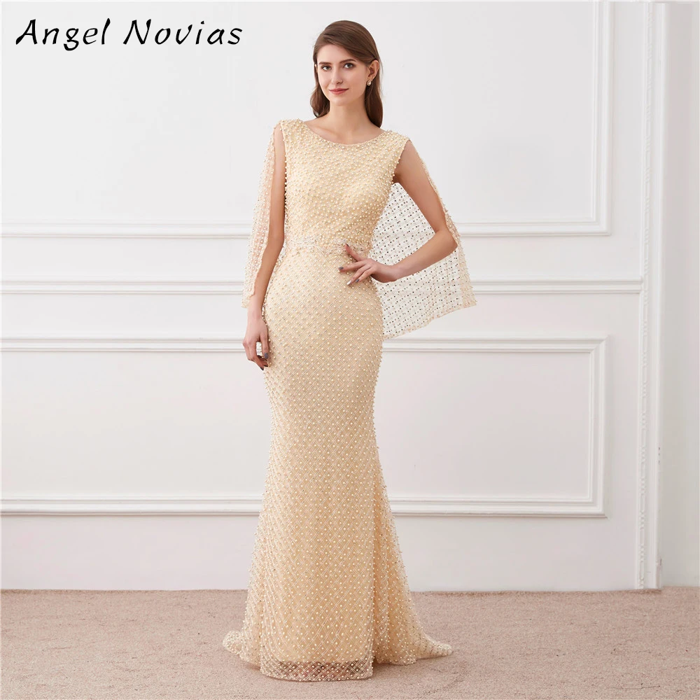 Роскошное длинное вечернее платье Русалочки в арабском стиле 2020 цвета