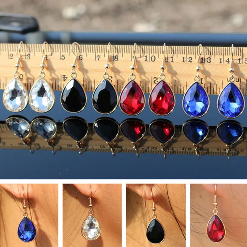 FANALA Кристаллические серьги букле водослива Brincos Новая девушка d'oreille подарок Для