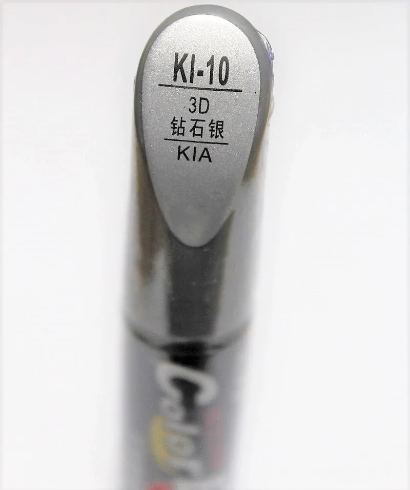 Авторучка для ремонта царапин, авторучка серебристого цвета для KIA K2 RIO, K3, K5 cerato soul forte sportage optima - Цвет: KI 10