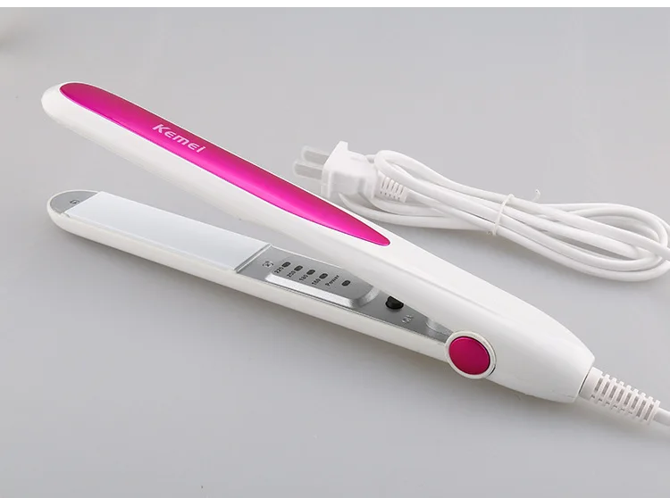Kemei профессиональный электрический тепла Керамика выпрямитель для волос Утюг