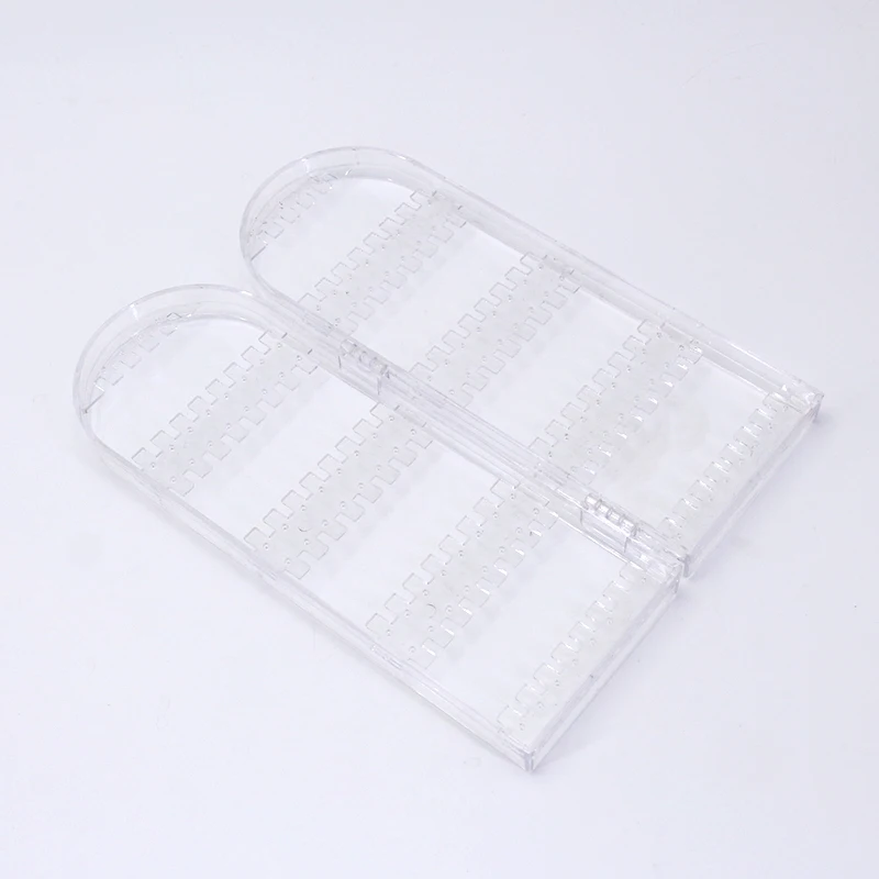 Макияж ювелирных изделий Органайзер складной 4 панели прозрачный акриловый