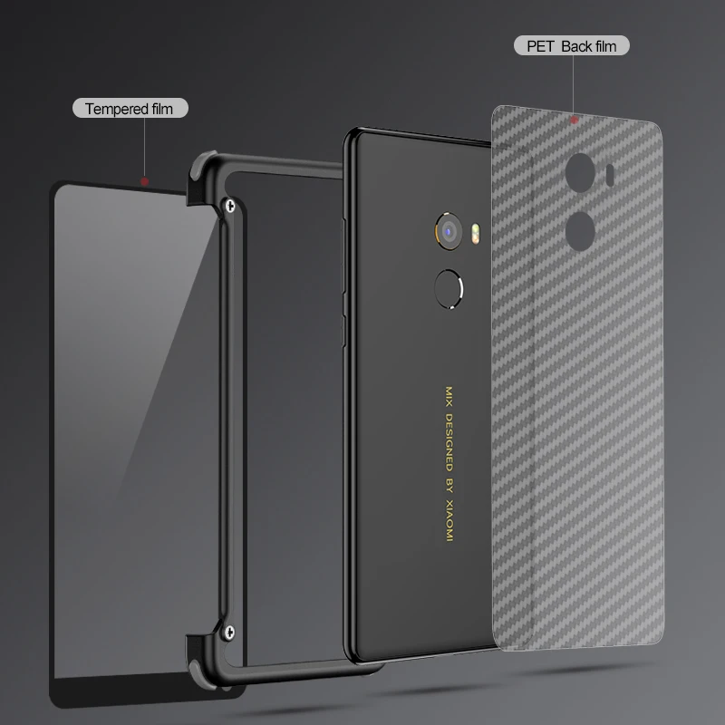 OATSBASF металлический чехол для подушки безопасности Xiaomi Mix персональный бампер